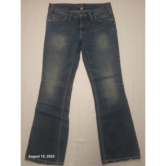 Silver Jeans Denim - Silver Suki Surplus Bootcut Flap Pocket Women's Blue Jeans 30x30 EUC